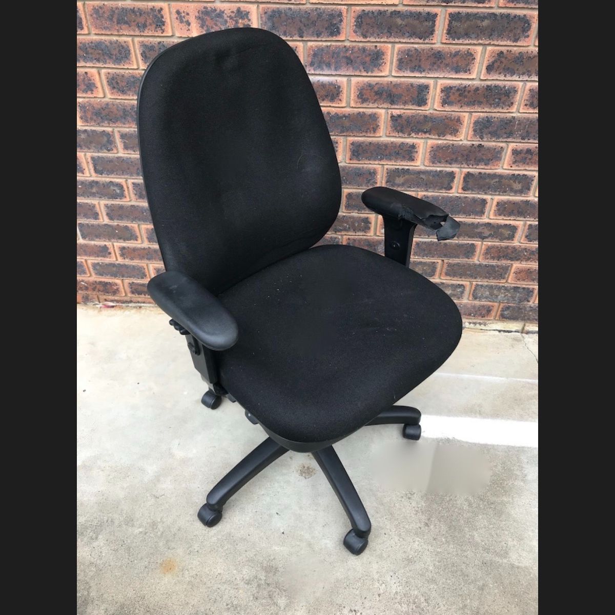 Dark Grey Gas Lift Chair With Arms ShopUp Retail