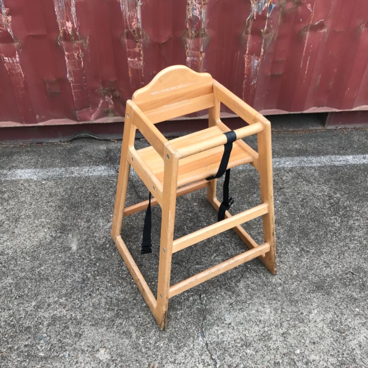 Bolero Timber High Chair ShopUp Retail