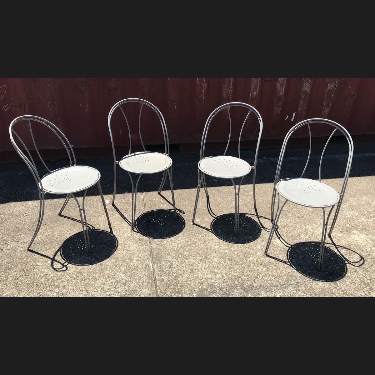 Steel Chairs Set of 4 ShopUp Retail