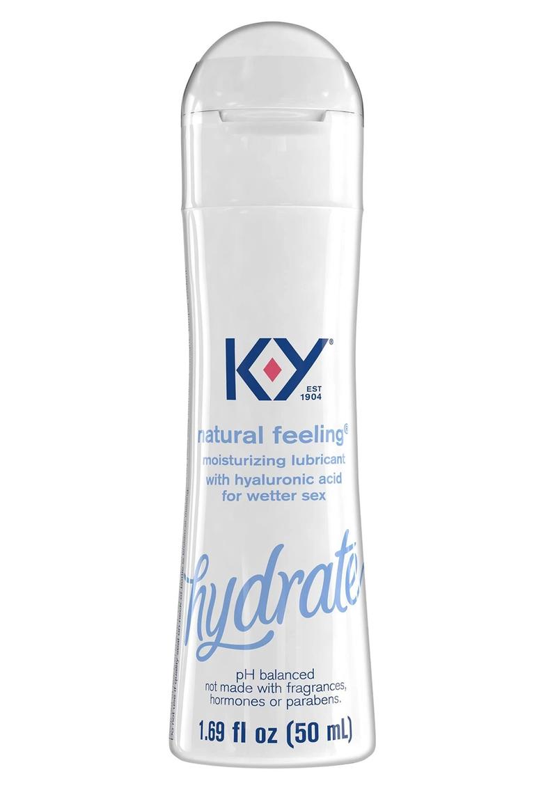 KY Hydrate Natural Feeling Moisturizing Lubricant With Hyaluronic Acid