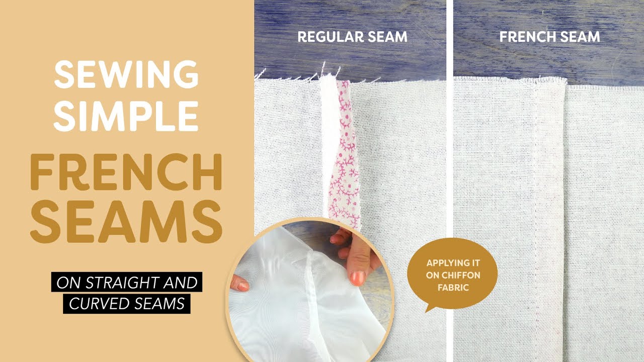 Sewing French Seams on Curved and Straight Seams Tutorial WonderFil