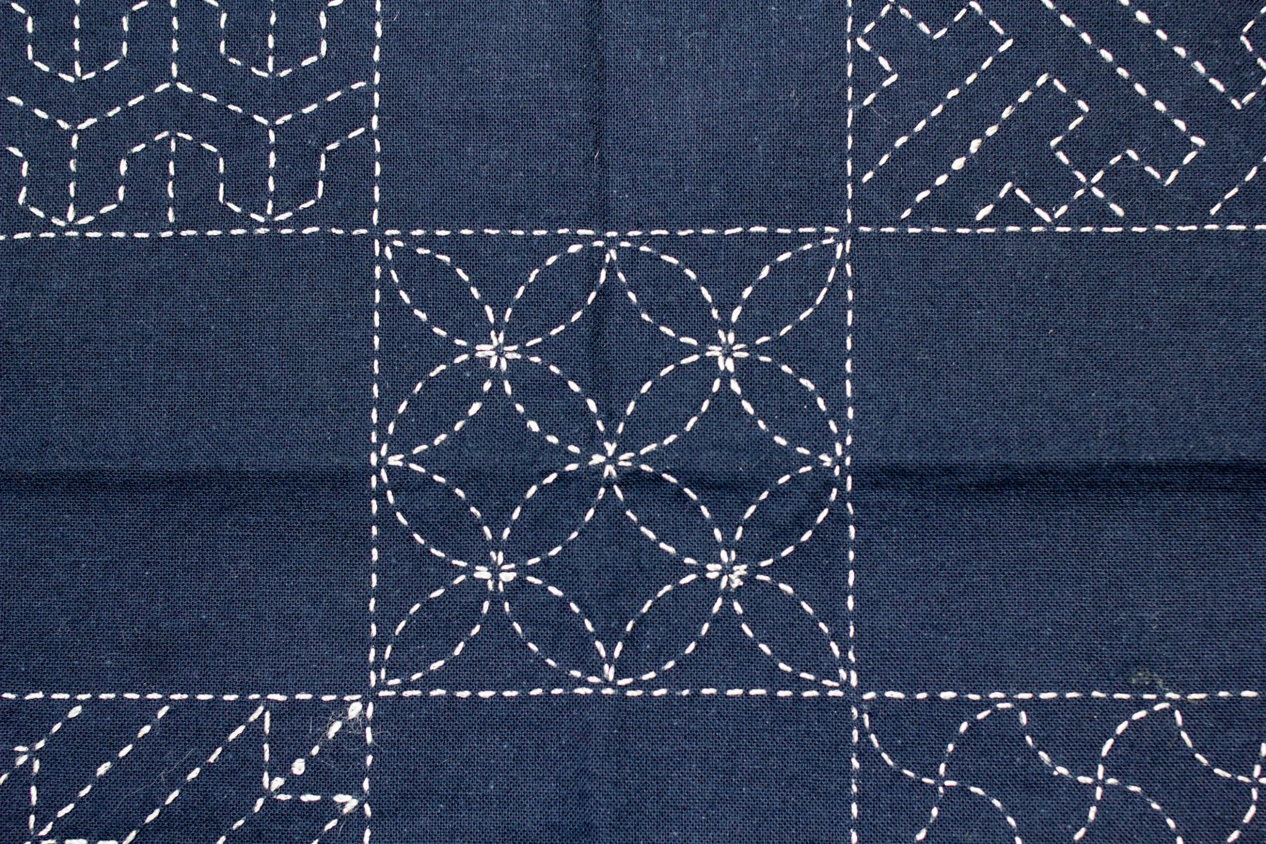 Sashiko Embroidery by Hand Using Perle Cotton WonderFil Australia
