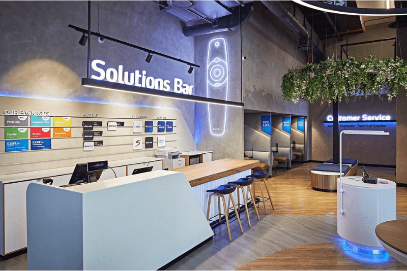 DStv new flagship customer experience store concept Shopworks