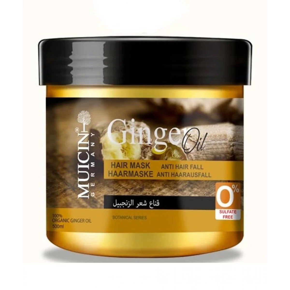 Muicin Botanical Ginger Oil Hair Mask 500 ML Sulfate Free Shopznowpk