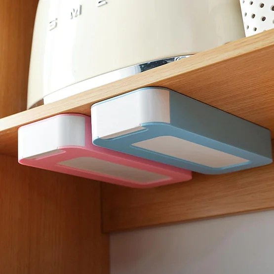 Hidden Drawer Under Table Plastic Desk Organizer