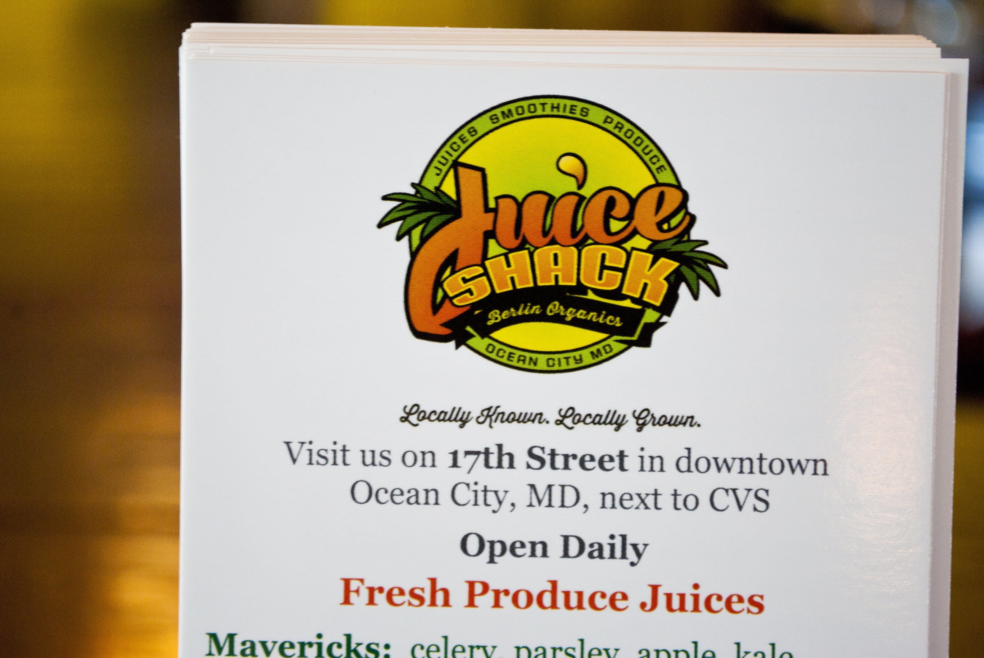 Juice Shack Brings Local Flavor and Healthy Options to Downtown Ocean