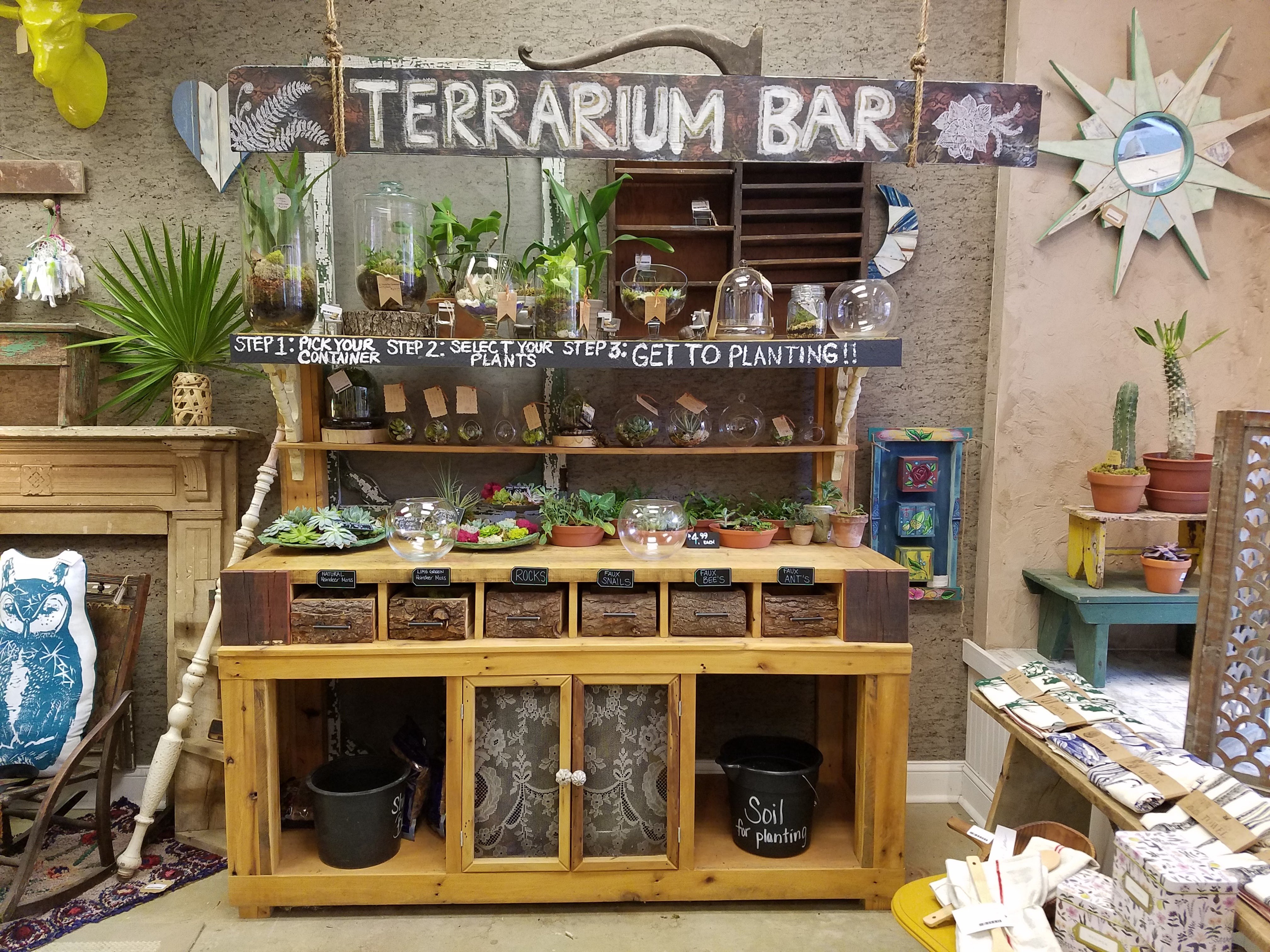 Trying Out The Terrarium Bar at Bleached Butterfly Shorebread