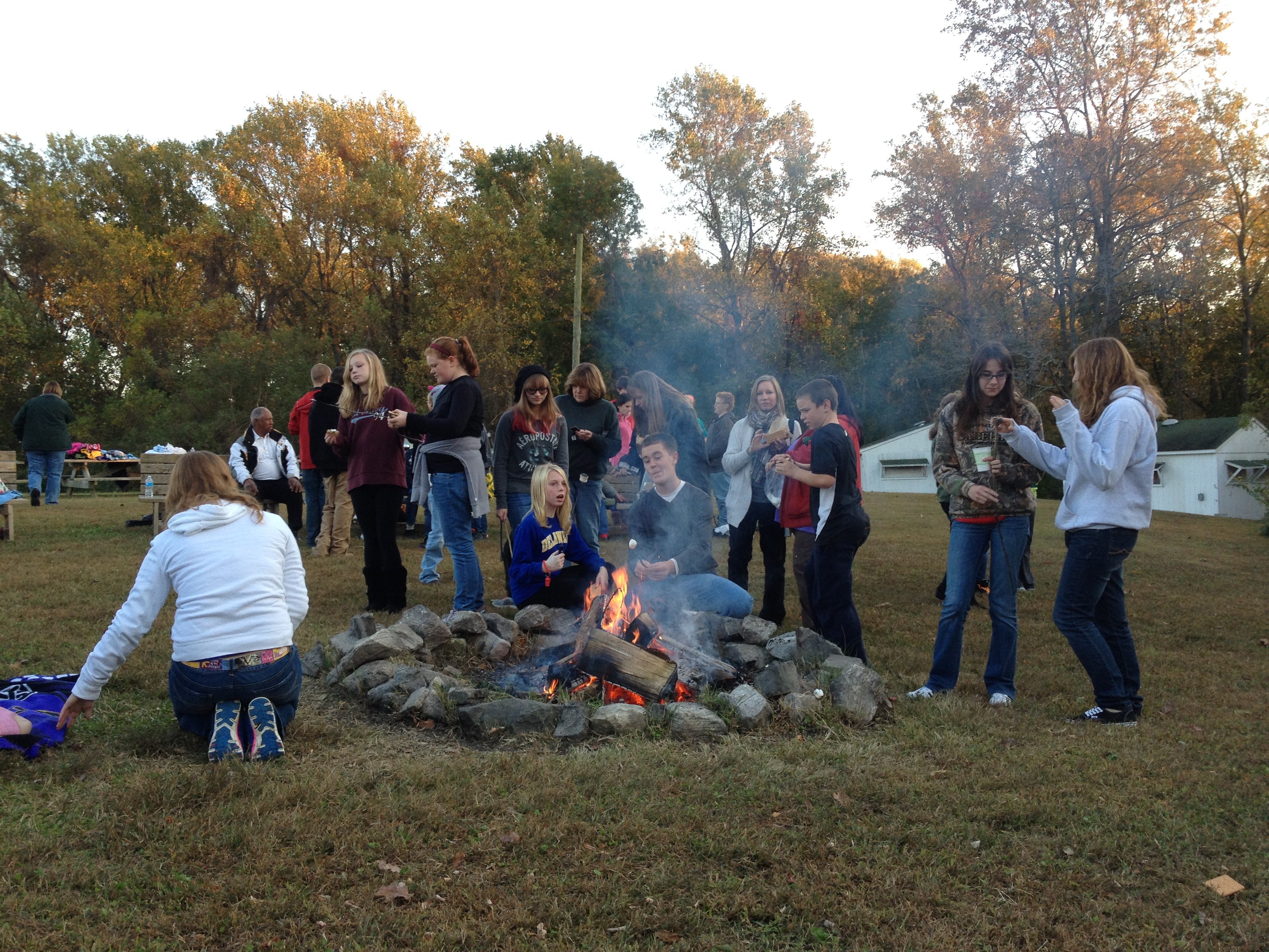 Fall Bonfire at Camp & Retreat Ministries Shorebread