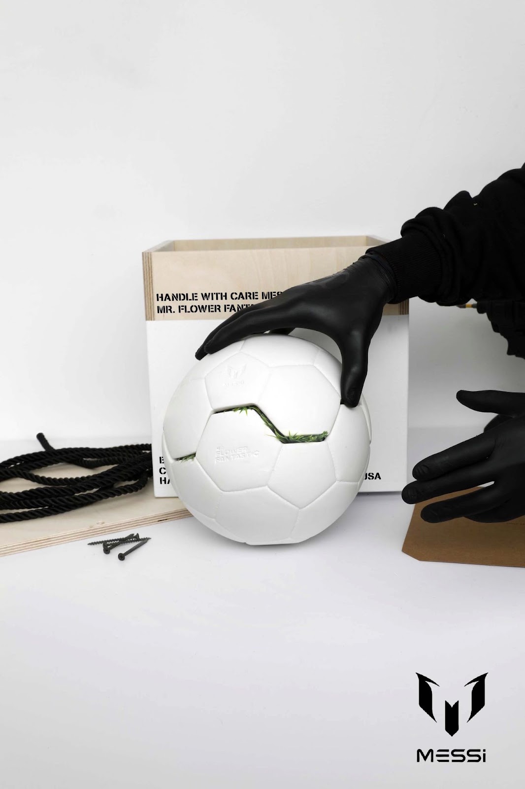 The Messi Store Taps Mr. Flower Fantastic For Custom FootballThemed