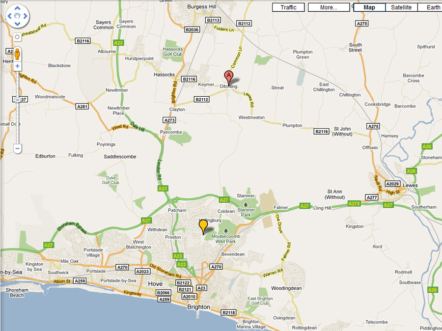 Day Trip to Ditchling Shoreham Weather