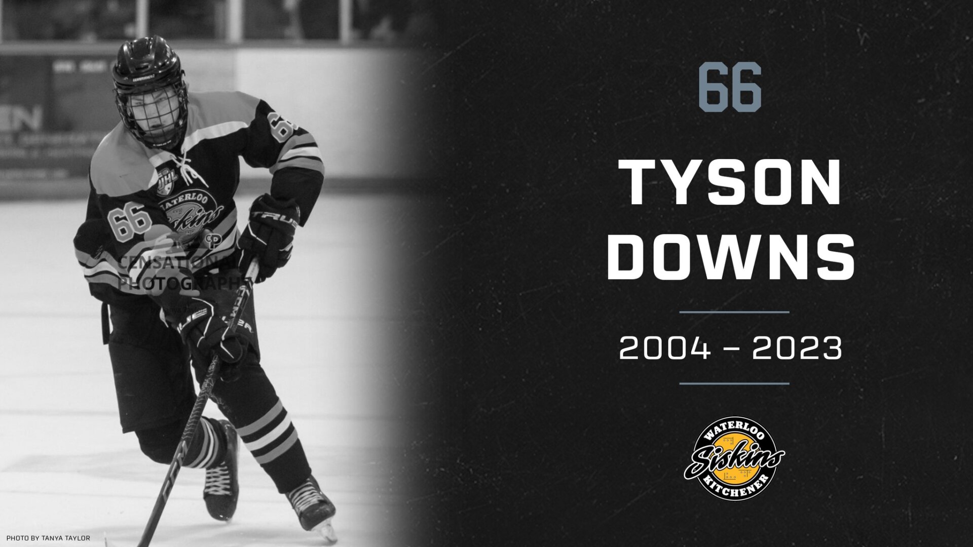 Hockey community mourns loss of Owen Sound native Tyson Downs