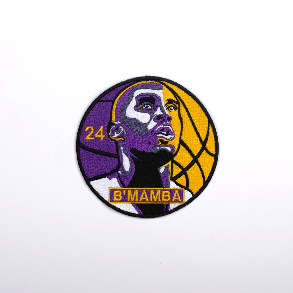 Kobe Bryant Patch Shoreline Embroidery