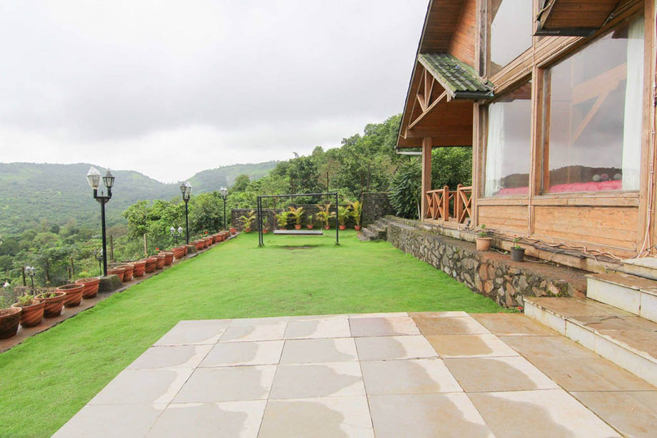 Wooden Pool Villa in Pawna, Lonavala Short Break Co.