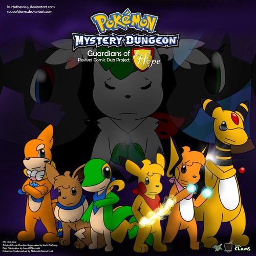 Casting Call Club Pokémon Mystery Dungeon Guardians of Hope Comic Dub