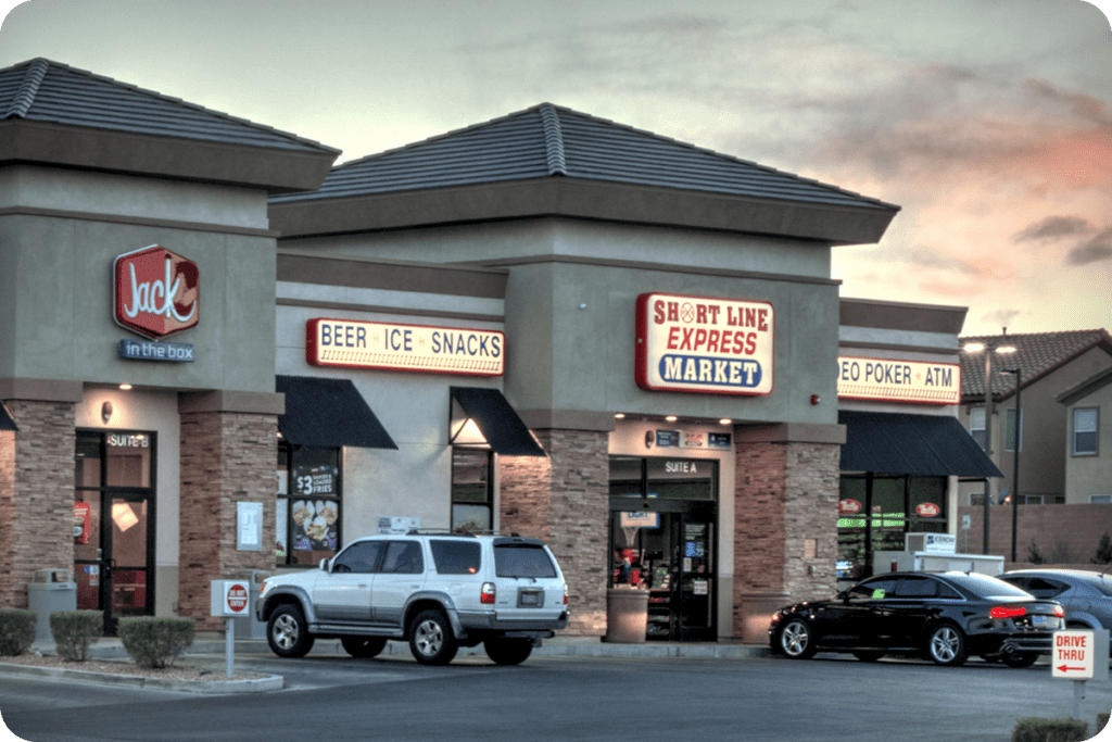 Short Line Express Market Gas and groceries in thirteen