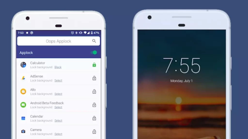 Oops! AppLock Volume Lock Options For Android » ShortsKk
