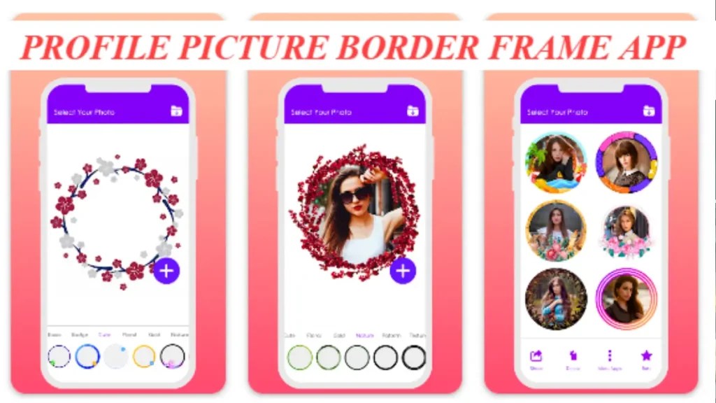 Style DP Profile Picture Border Frame » ShortsKk