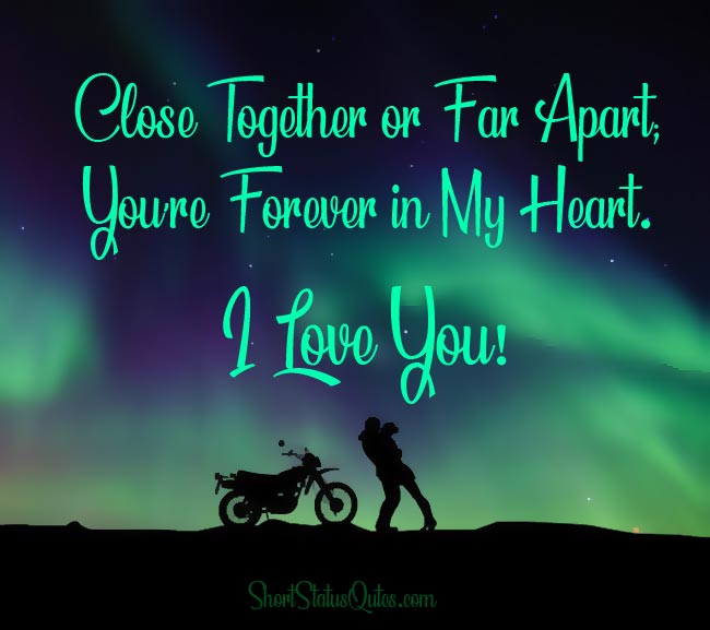 Long Distance Relationship Status, Captions and Quotes