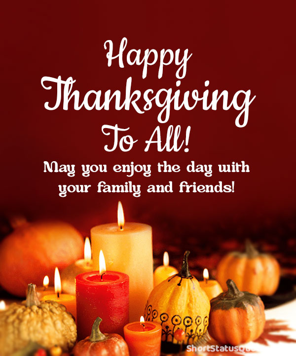 100+ Thanksgiving Status, Captions, Quotes & Wishes