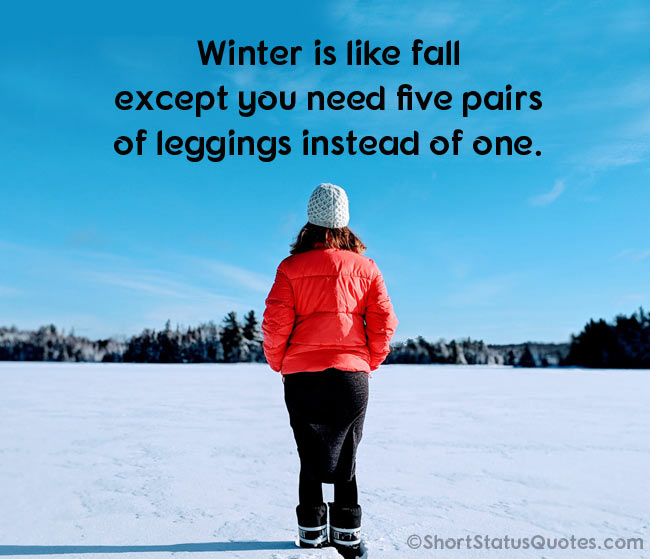 100+ Best Winter Status, Captions and Quotes