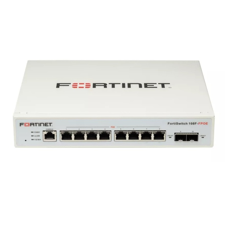 Shouki FortiSwitch 108FFPOE switch 8 ports