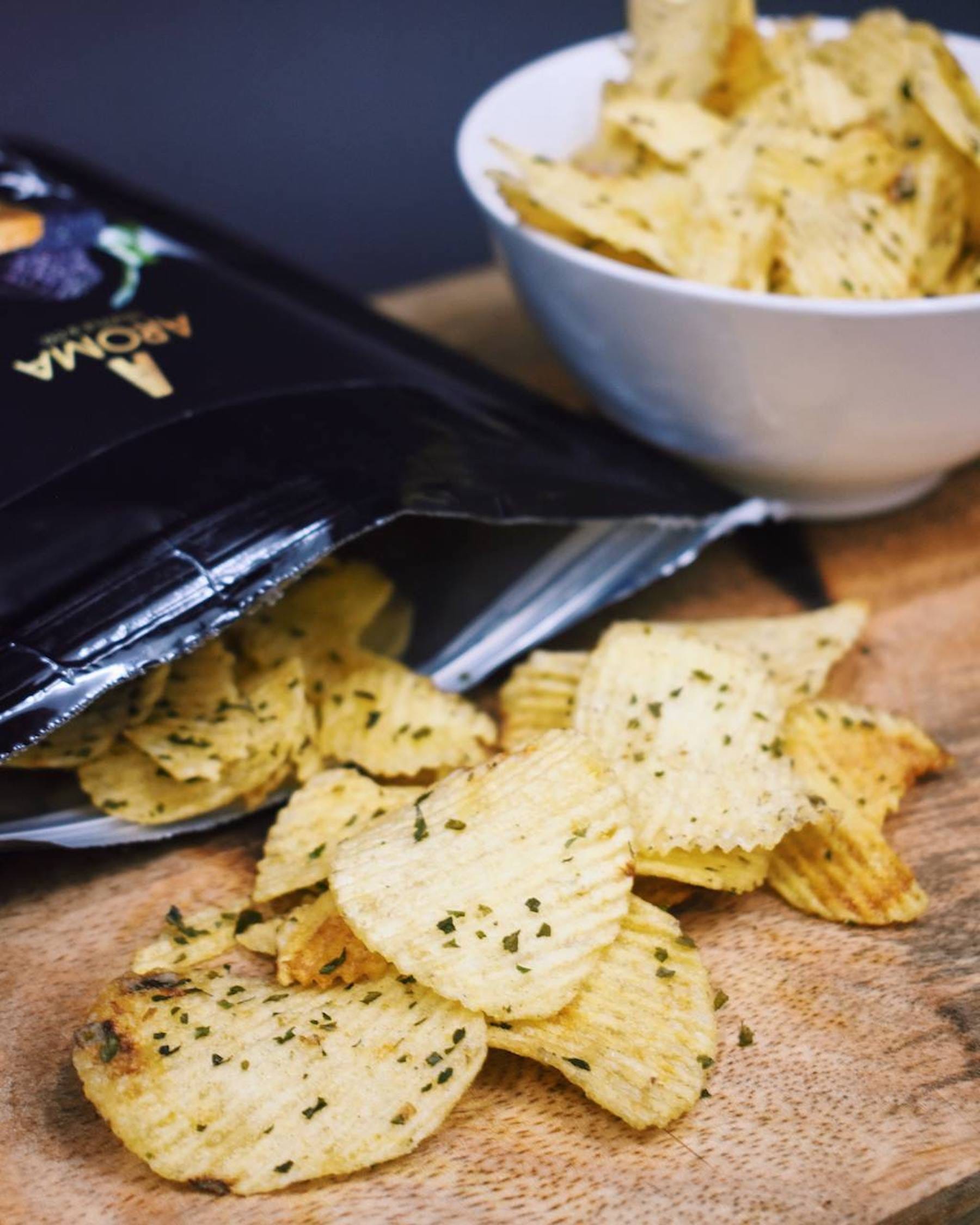 Aroma Truffle & Co’s Black Summer Potato Chips Are Made With The Finest