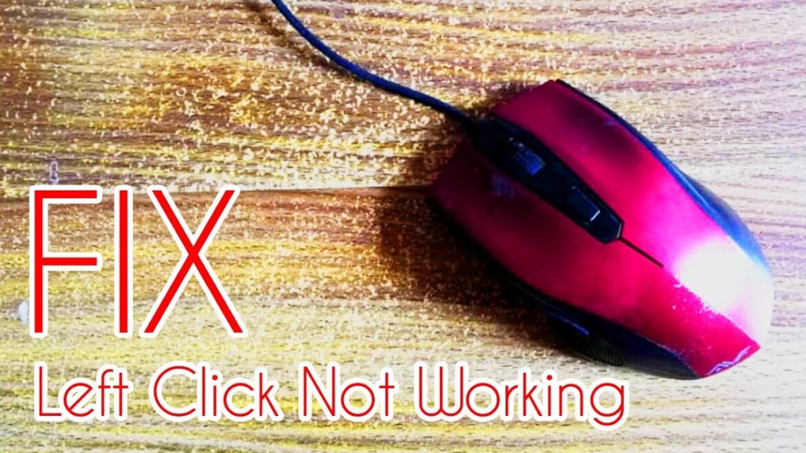 MOUSE LEFTCLICK BUTTON NOT WORKING? CHECK HOW TO FIX IT ? Shout Mee Loud