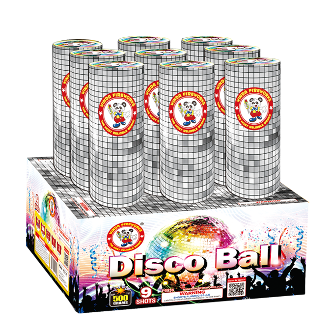 9 Shot Disco Ball Showalter Fireworks