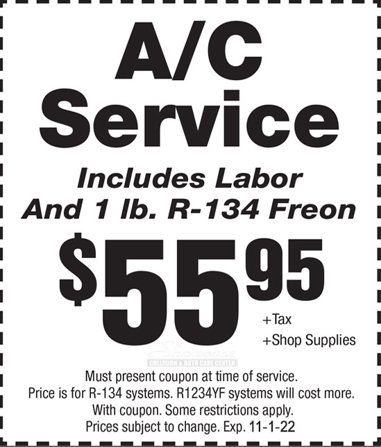 Promotions Showcase Collision & Auto Repair Center