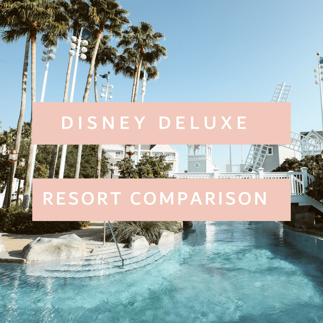 Disney Deluxe Resort Comparison - Showcase the World