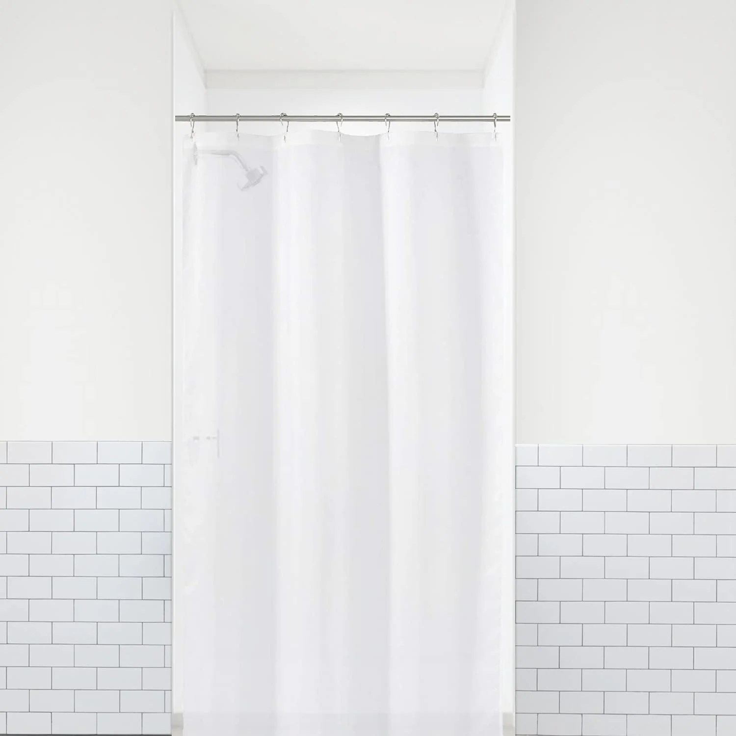 7 Best Weighted Shower Curtain Liners That Stay In Place Shower Sight