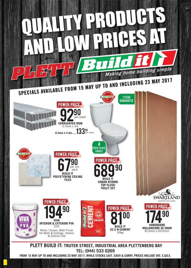 Plett Build It Leaflet 15 23 May 2017 Plettenberg Bay News