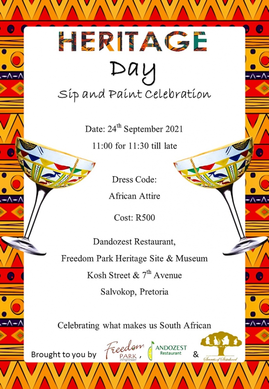Heritage Day Sip and Paint Celebration Pretoria