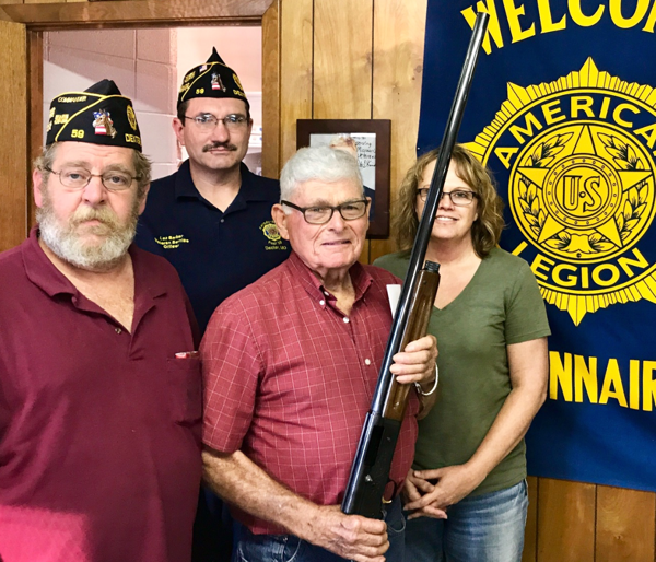 Russell Wins American Legion Post 59 Gun Raffle