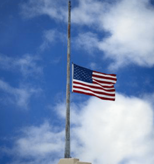 US Flags to HalfStaff on Sun, Oct 7, 2018 in Honor of National Fallen
