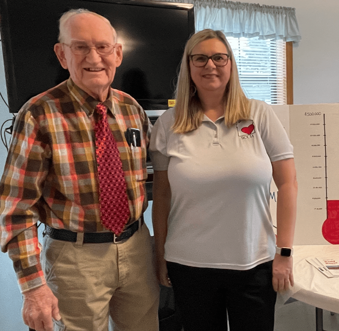 Trout Speaks at Puxico Schools Retired Employees Meeting