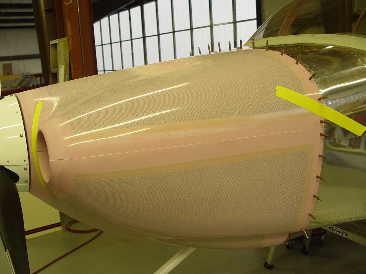 RV10 engine cowling installation Show Planes