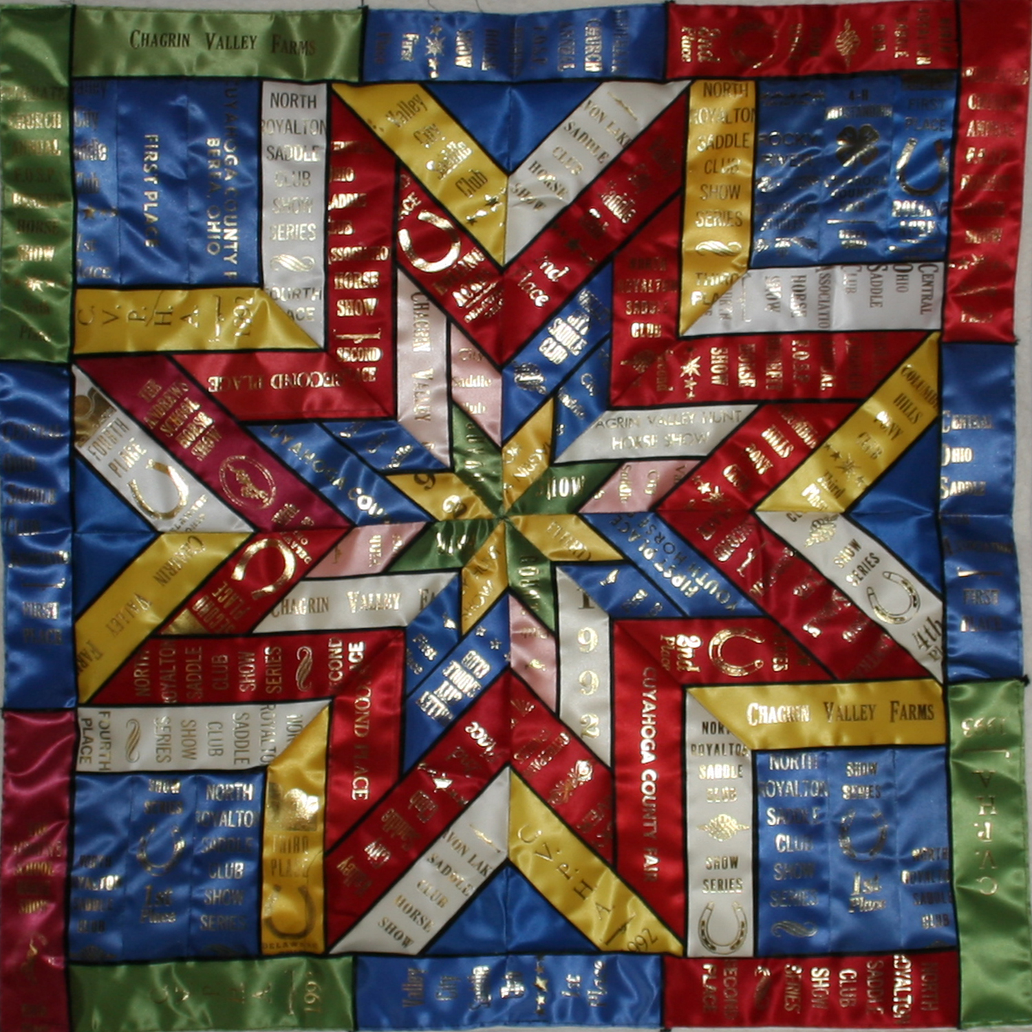 ShowThrow Heirloom Ribbon Quilts by Lani B. Ohly