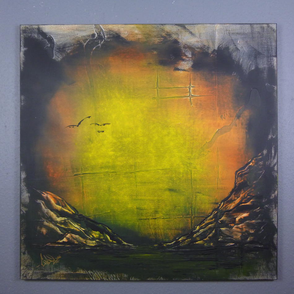 Kunstwerk Abstrakte Kunst 100 x 100 (Gonzo V.) von GonzoV.