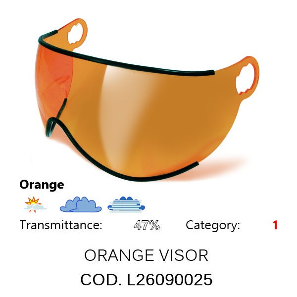 SKI VISOR ORANGE