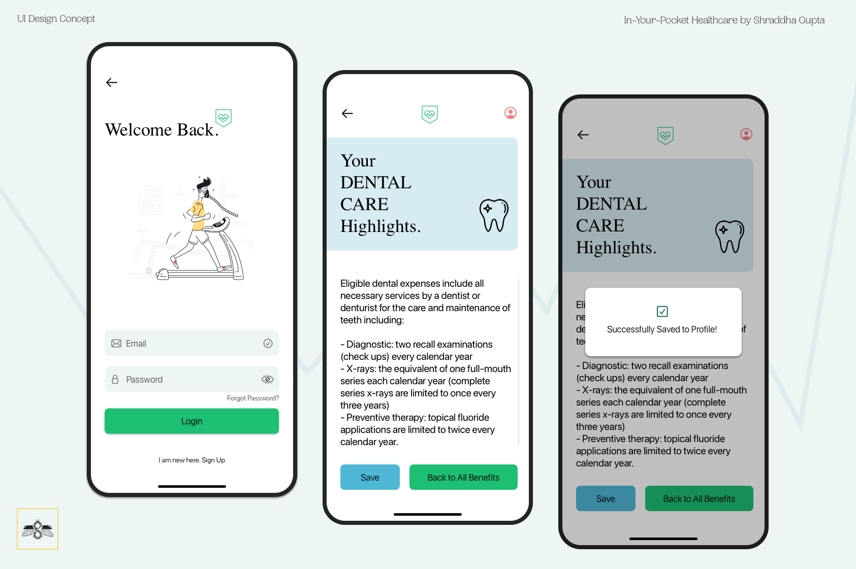 UX/UI Case Study In Your Pocket Healthcare Shraddha Gupta