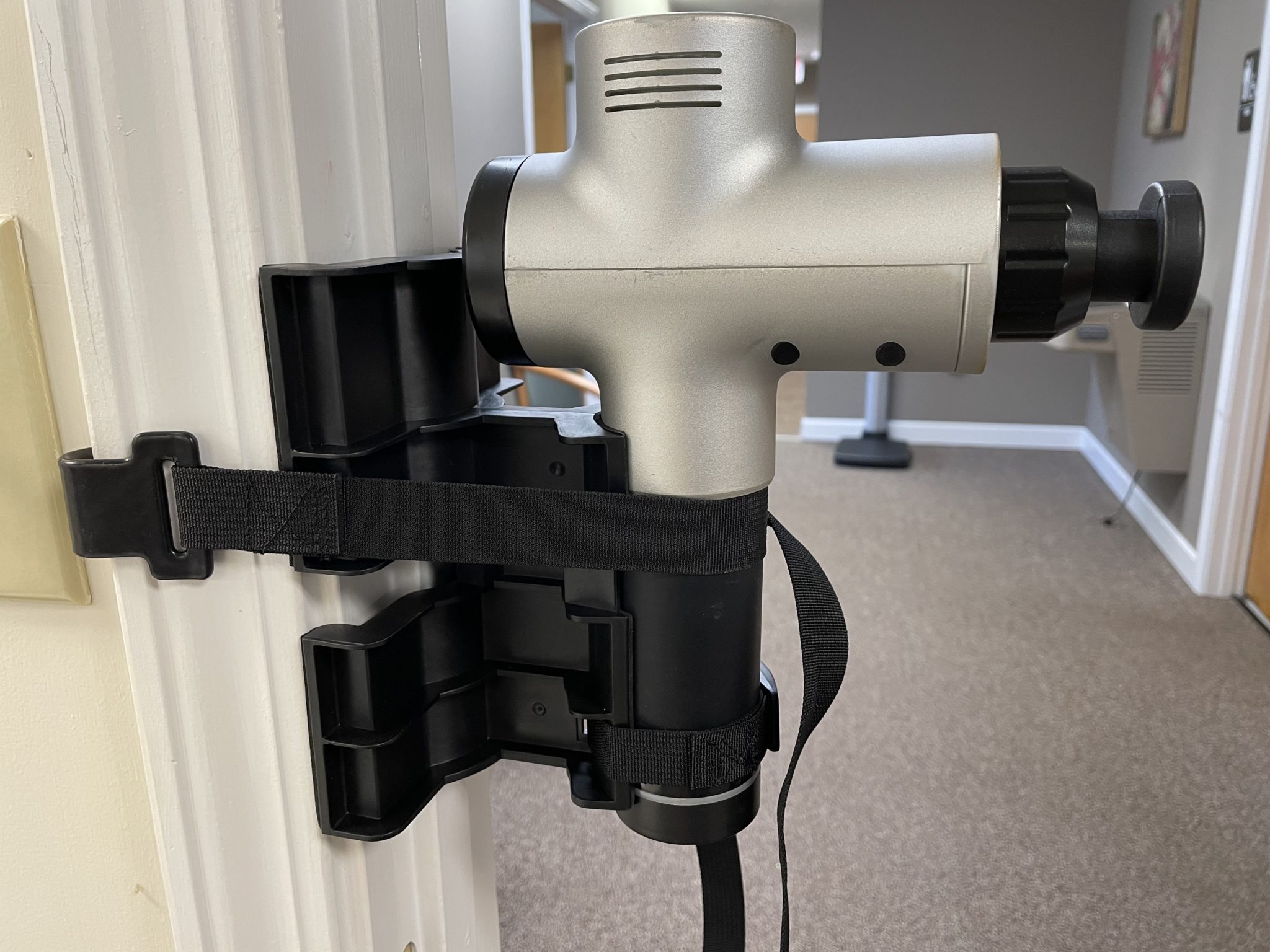 Mantis Mount Review Massage Gun Holder Garage Gym Ideas