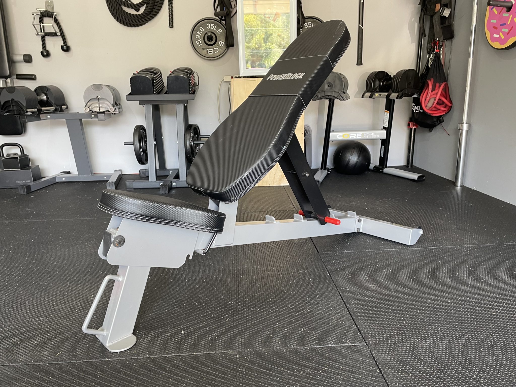 PowerBlock Sport Bench Review Garage Gym Ideas