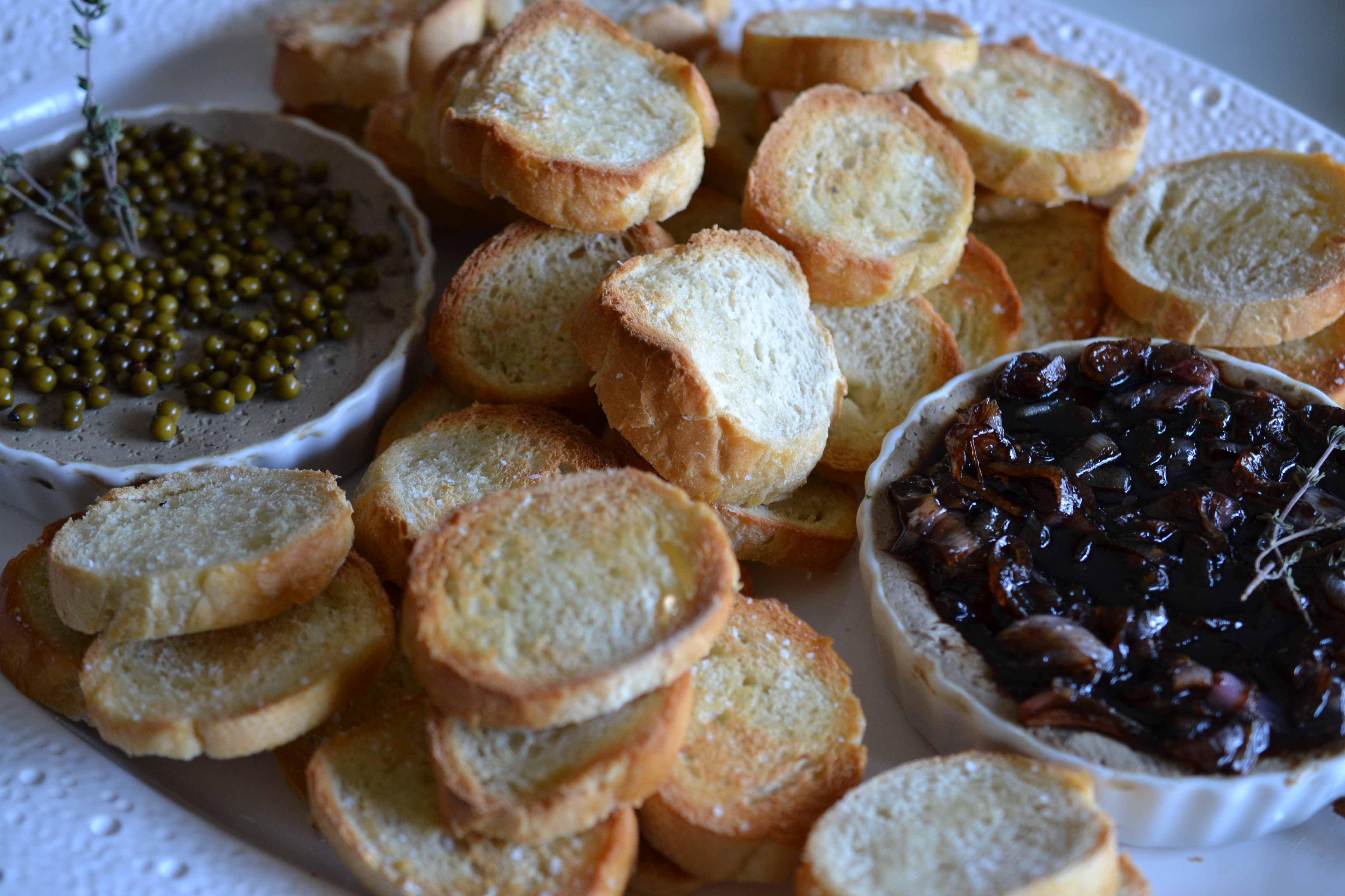 » Chicken Liver Pate with Green Peppercorns Shredded Sprout