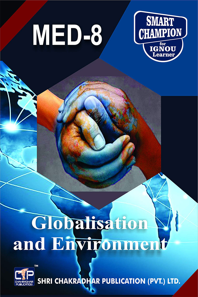 IGNOU MED 8 Help Book Globalisation and Environment IGNOU