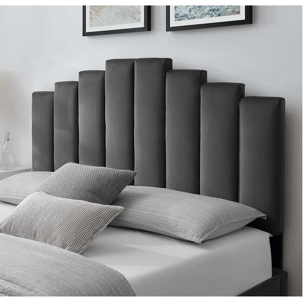 SNG Assam Teak Wood and Plywood Bed Full Cushioning Design 8