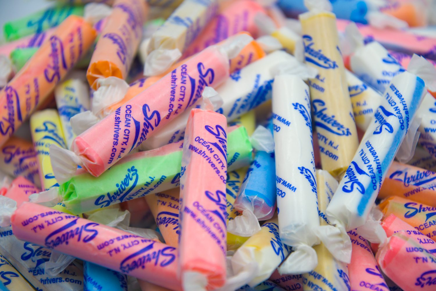 Salt Water Taffy 2 lb. Choose Your Own Flavors Shriver's