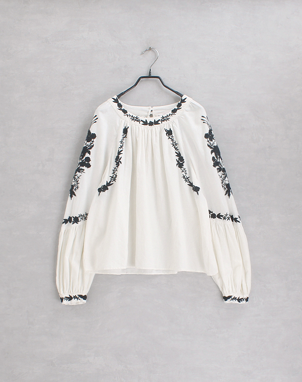 슈렁크, ZARA _ embroidery cotton / linen blend