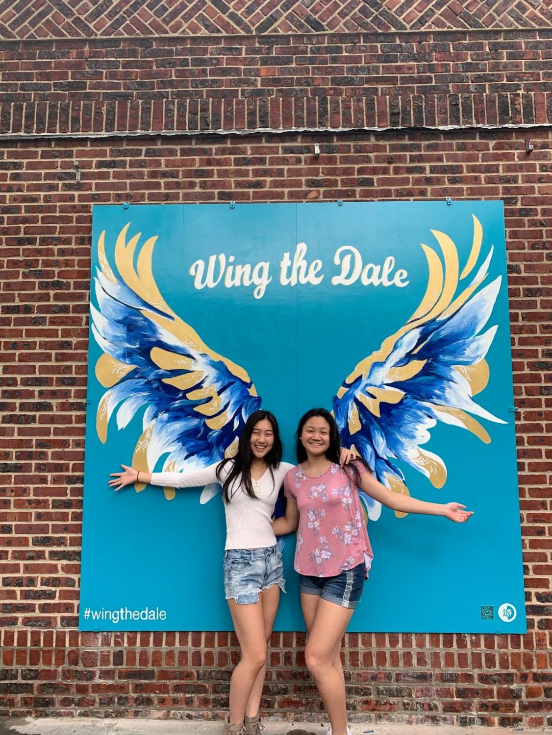 SHS Artists Paint the Town White, Blue and Gold Maroon