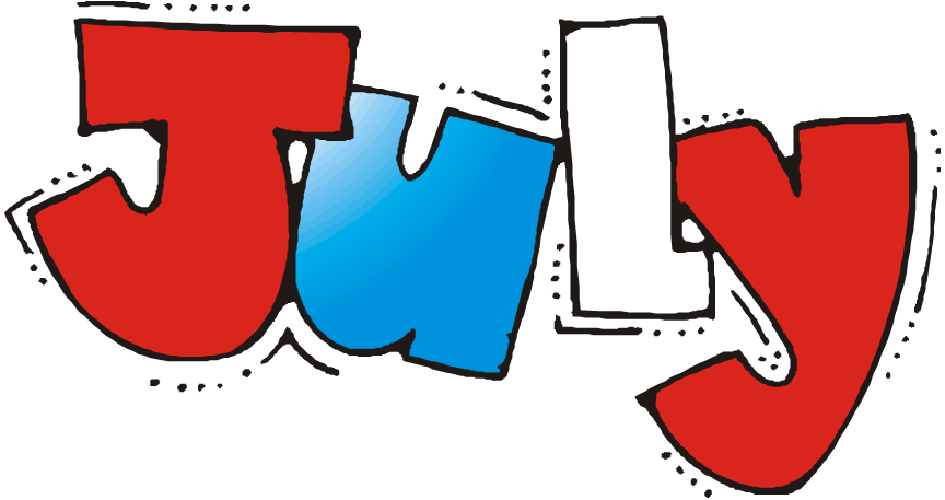 July Month Cartoon